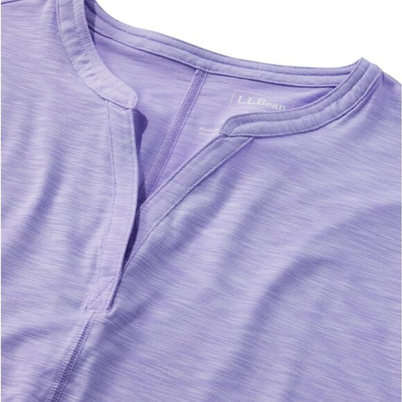Women's Streamside Tee, Short-Sleeve Splitneck - Picture 4 of 7